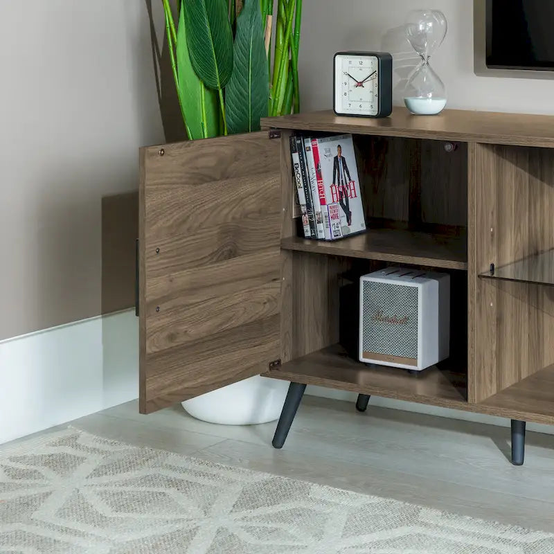Mobile TV a 2 ante stile moderno di metà secolo, 152 cm
