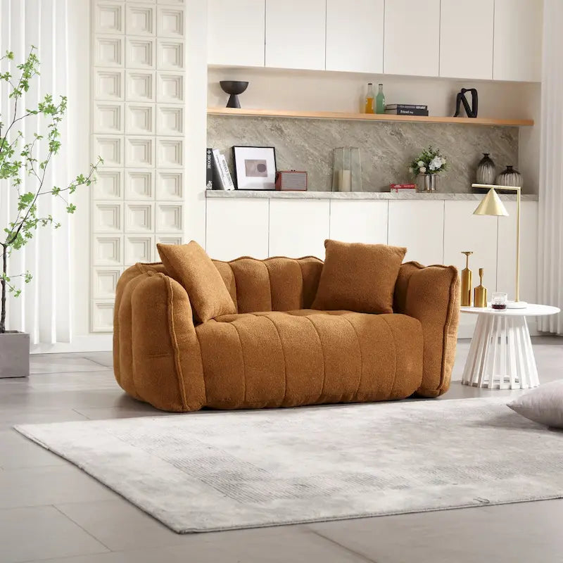 Divanetto Moderno Giallo 65 Chenille