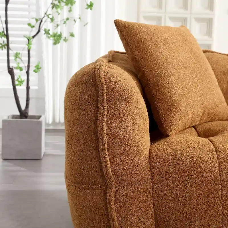 Divanetto Moderno Giallo 65 Chenille