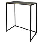 Set di tre tavolini a incastro in ottone, alluminio nero e ferro - 11,5' X '26' X '21