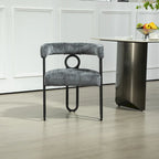 Poltrona moderna imbottita in PU per soggiorno o sala da pranzo