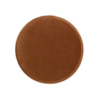 Poggiapiedi rotondo imbottito Edward 17.5 con frange Gold Bullion