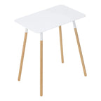 Tavolino in acciaio, portata 10 kg, montaggio minimo - L 30 x P 45 x H 50 cm