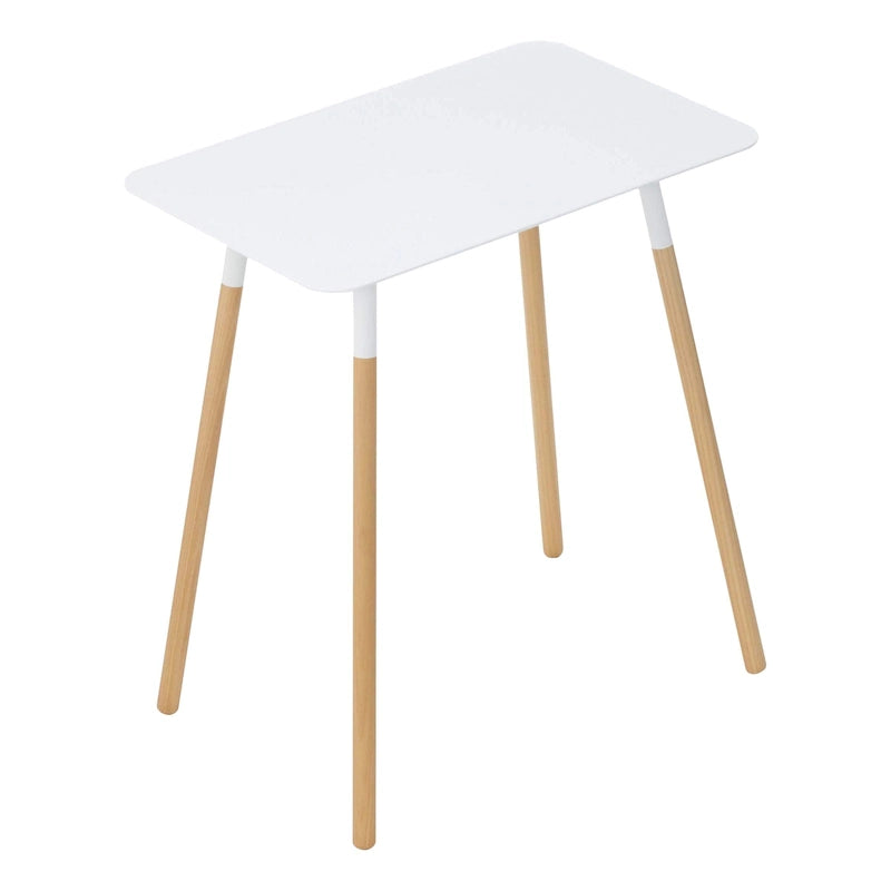 Tavolino in acciaio, portata 10 kg, montaggio minimo - L 30 x P 45 x H 50 cm