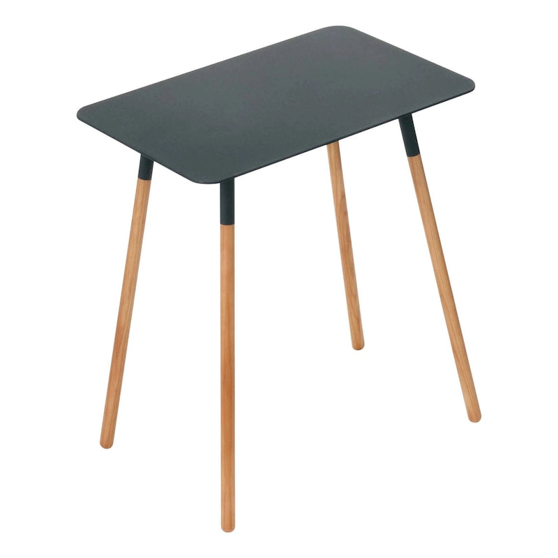 Tavolino in acciaio, portata 10 kg, montaggio minimo - L 30 x P 45 x H 50 cm