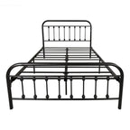 Struttura letto a piattaforma in metallo