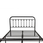 Struttura letto a piattaforma in metallo
