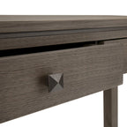 Consolle contemporanea in legno massello, larghezza 38 pollici