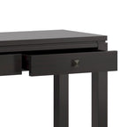 Consolle contemporanea in legno massello, larghezza 38 pollici
