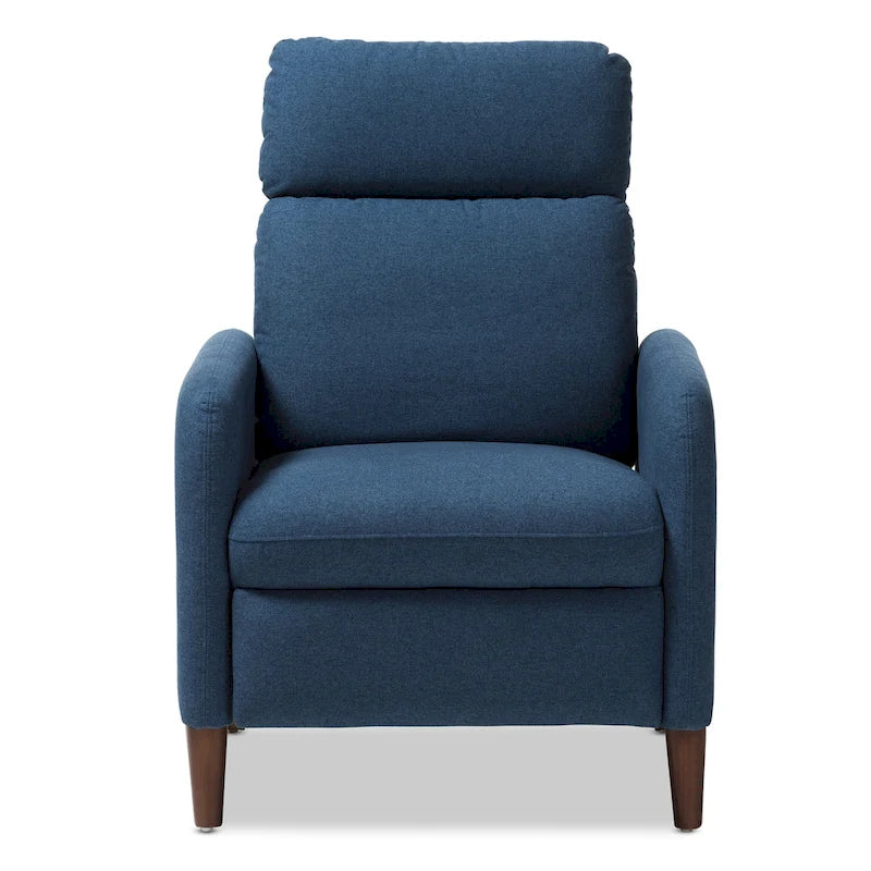 Poltrona Reclinabile in Tessuto Mid-Century