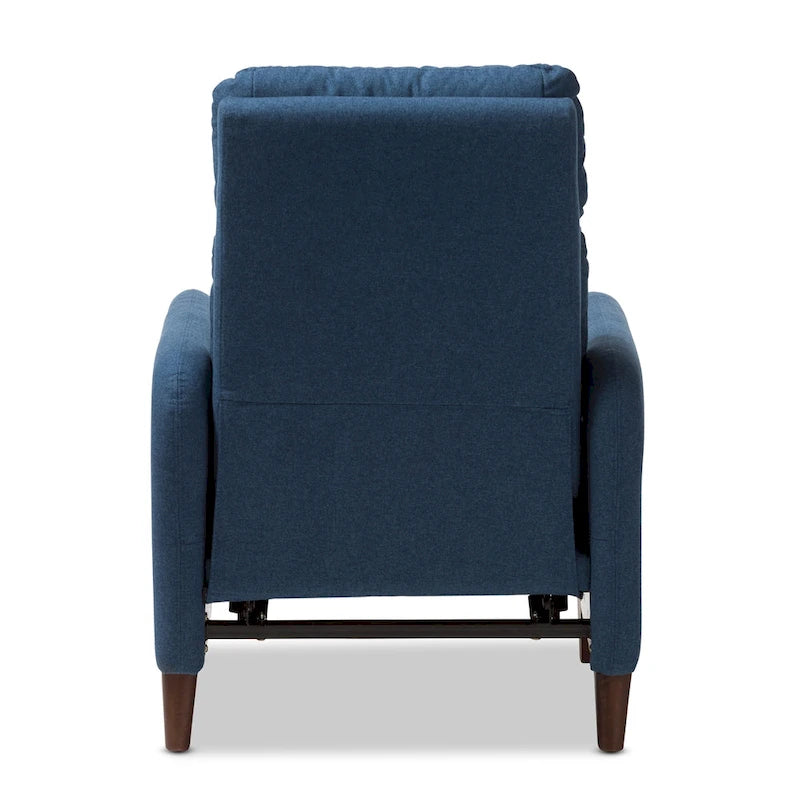 Poltrona Reclinabile in Tessuto Mid-Century