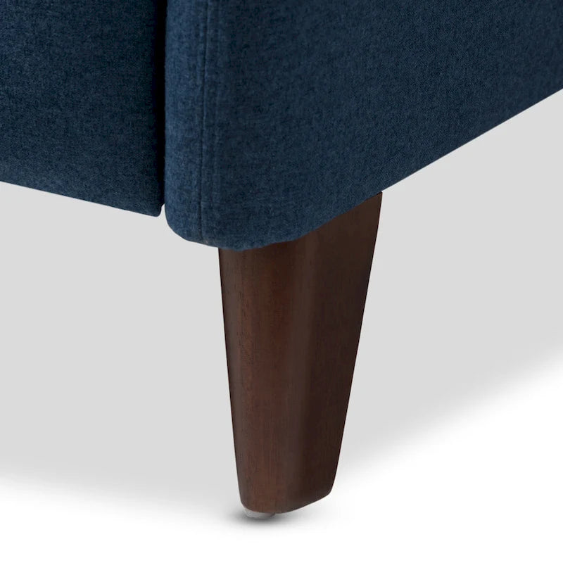 Poltrona Reclinabile in Tessuto Mid-Century