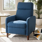 Poltrona Reclinabile in Tessuto Mid-Century