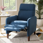 Poltrona Reclinabile in Tessuto Mid-Century