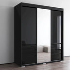 Armadio moderno a 3 ante Monaco da 180 cm con specchio