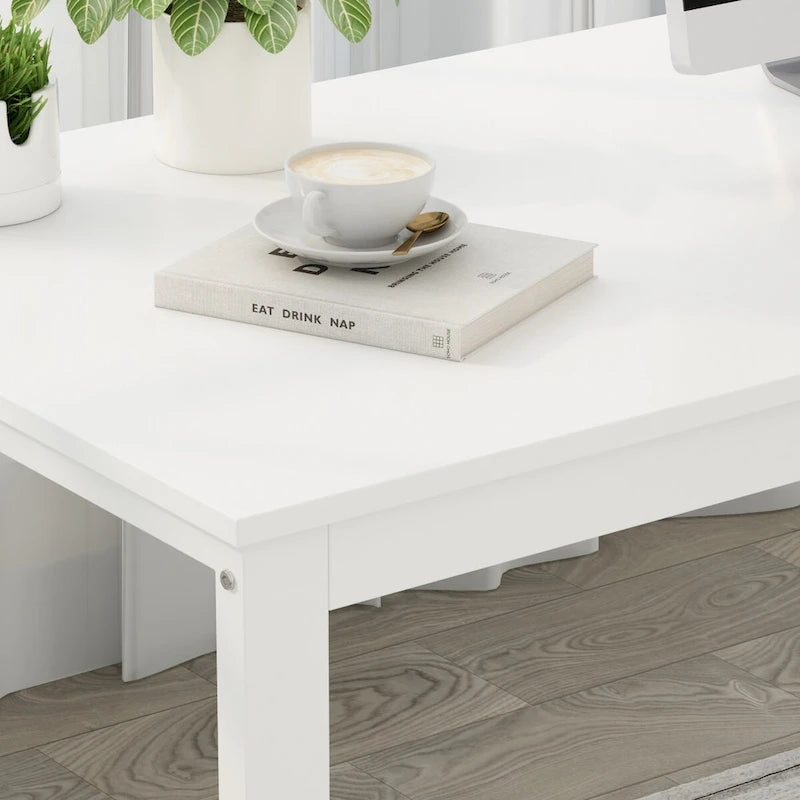 Scrivania ad angolo per computer da 55" - Postazione di lavoro con cassetti - 5 colori grandi