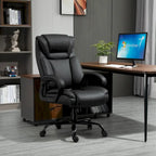 Sedia da Ufficio Direzionale Grande e Alta 400 libbre Sedia da Scrivania per Computer con Schienale Alto in Pelle PU, Imbottitura Ergonomica