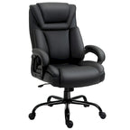 Sedia da Ufficio Direzionale Grande e Alta 400 libbre Sedia da Scrivania per Computer con Schienale Alto in Pelle PU, Imbottitura Ergonomica