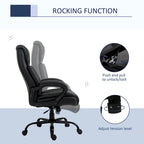 Sedia da Ufficio Direzionale Grande e Alta 400 libbre Sedia da Scrivania per Computer con Schienale Alto in Pelle PU, Imbottitura Ergonomica