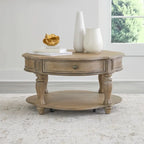 Tavolino rotondo Magnolia Manor Weathered Bisque