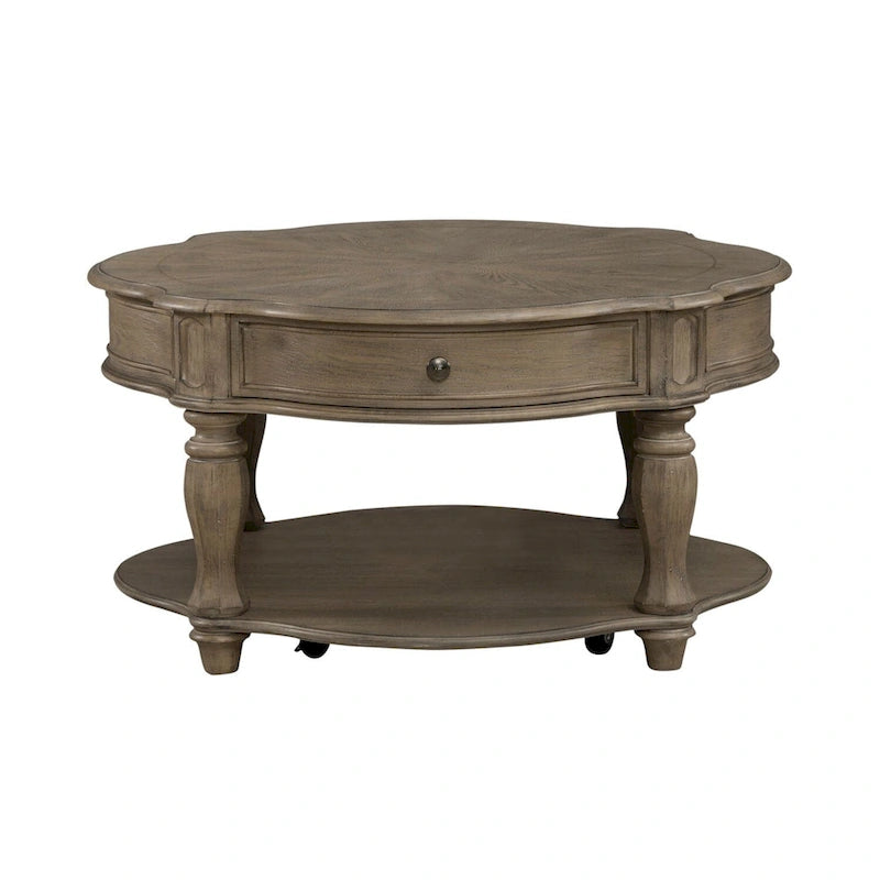 Tavolino rotondo Magnolia Manor Weathered Bisque