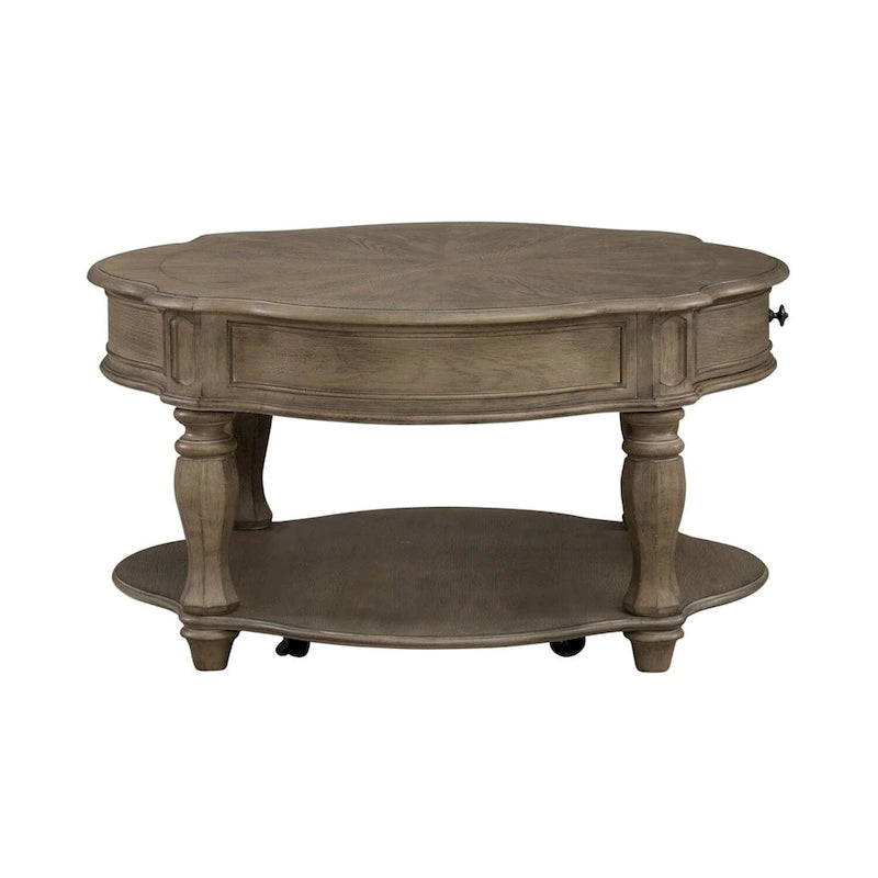 Tavolino rotondo Magnolia Manor Weathered Bisque