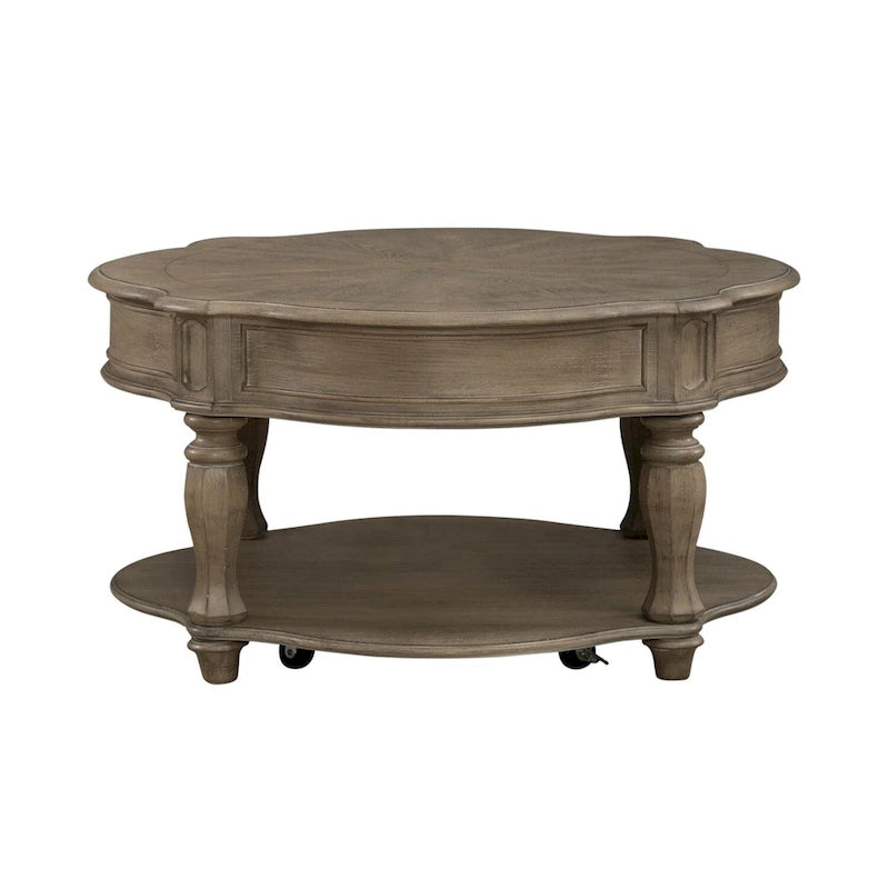 Tavolino rotondo Magnolia Manor Weathered Bisque