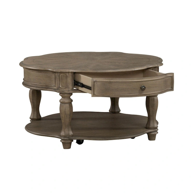 Tavolino rotondo Magnolia Manor Weathered Bisque