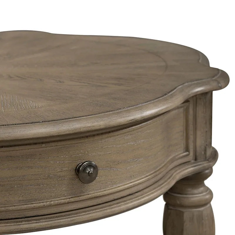 Tavolino rotondo Magnolia Manor Weathered Bisque
