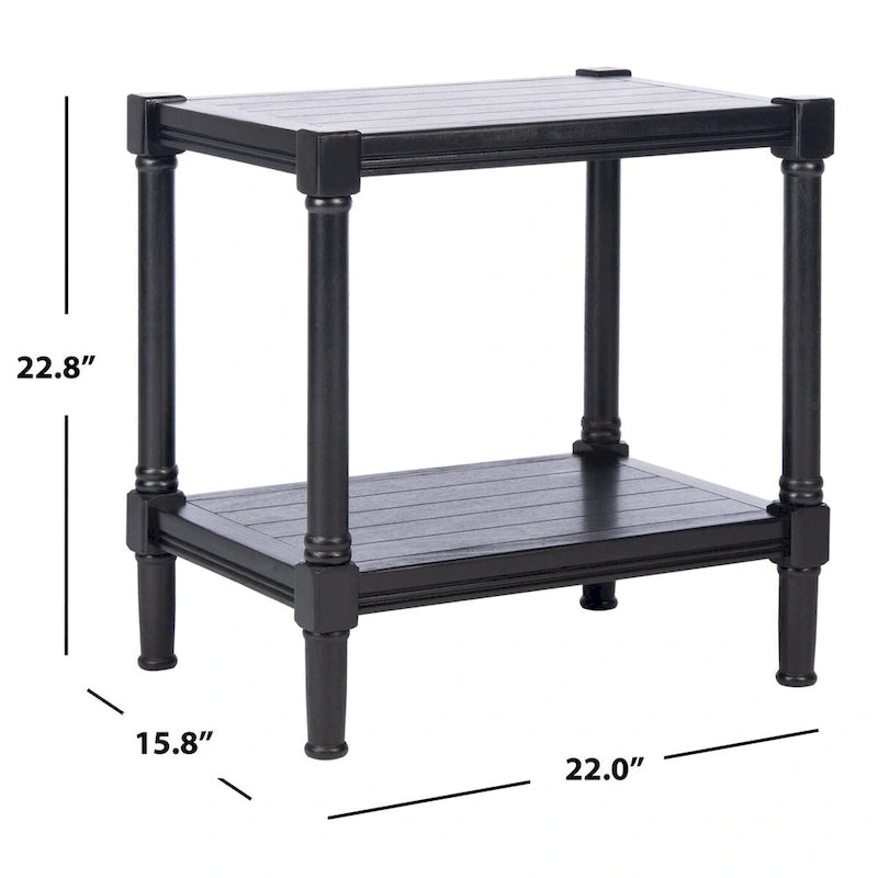 Tavolino rettangolare - 22 L x 15,8 P x 22,8 H - 22Lx16Px23H