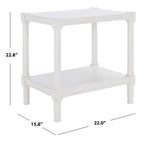 Tavolino rettangolare - 22 L x 15,8 P x 22,8 H - 22Lx16Px23H