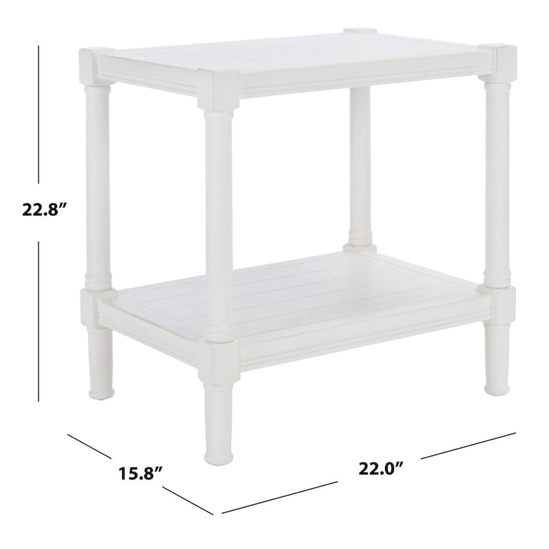 Tavolino rettangolare - 22 L x 15,8 P x 22,8 H - 22Lx16Px23H