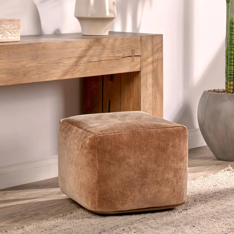 Pouf in Velluto da 45 cm