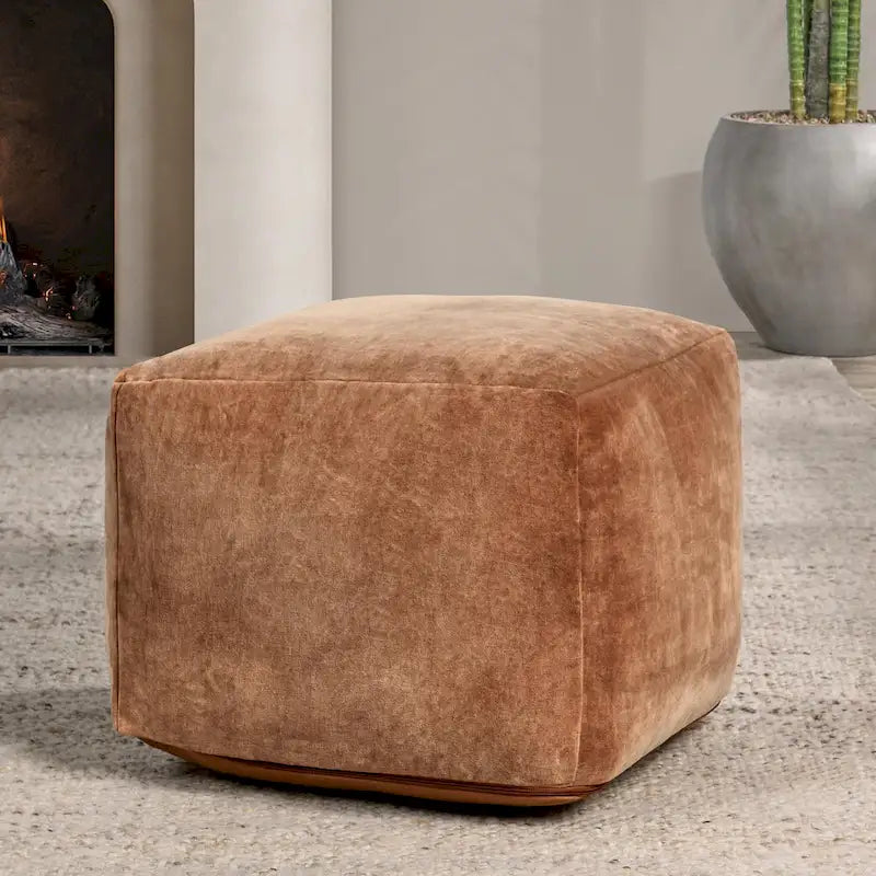 Pouf in Velluto da 45 cm