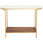 Consolle moderna Micheale Marble Mixed Media - 30A x 43L x 11P